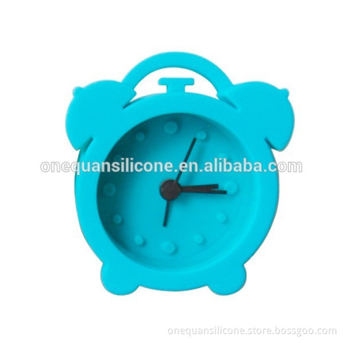 children's Portable Mini Silicone Clocks & wall clock without music